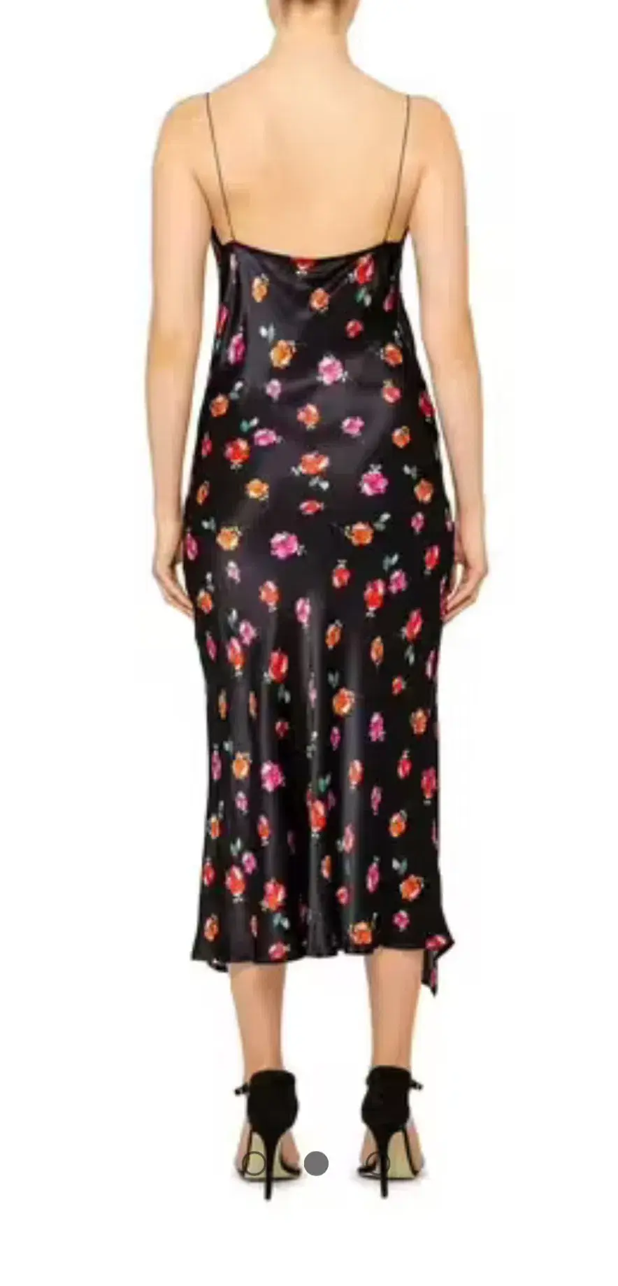 Bec & Bridge Black Floral Midi Slip Dress Size AU6 / US 2  - Image 2