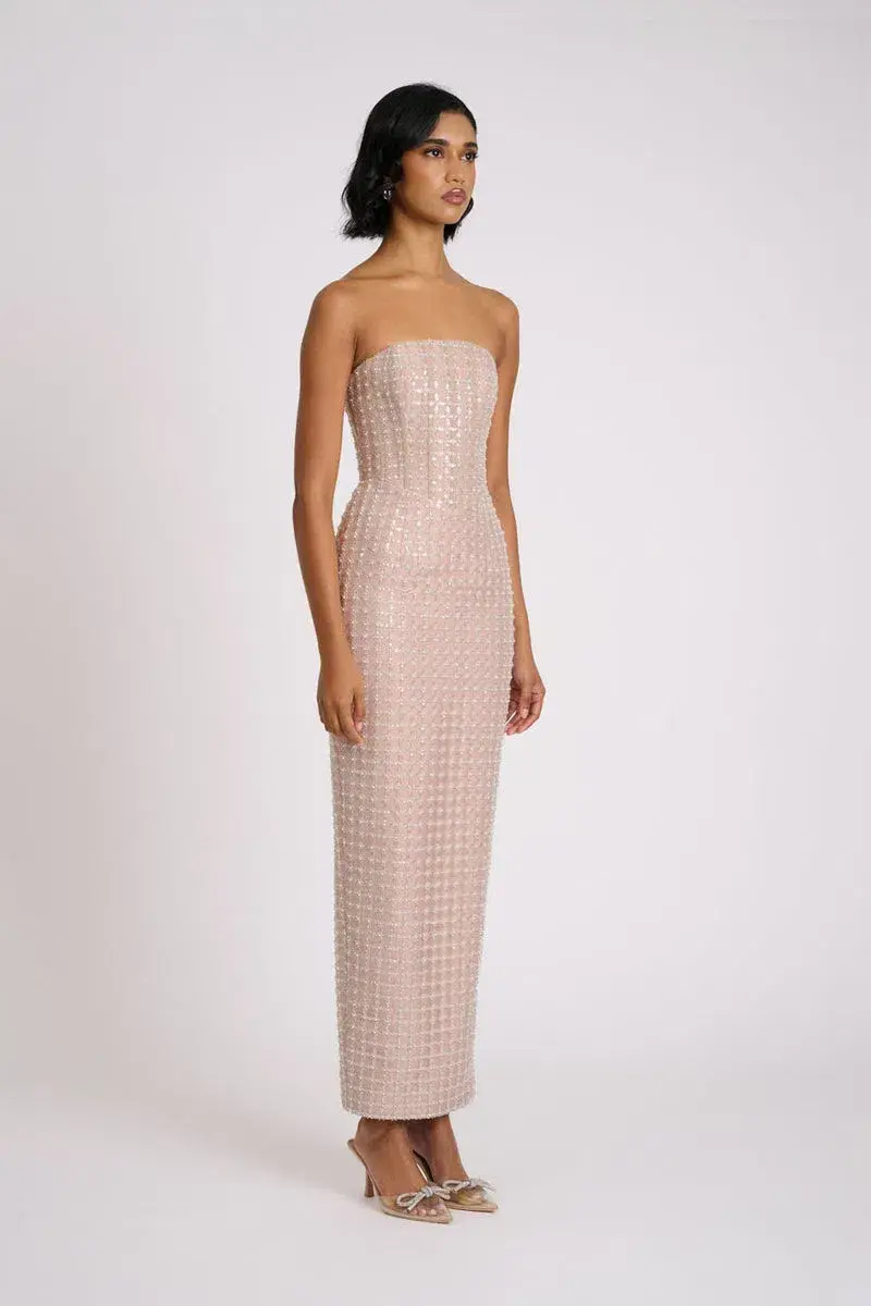Eliya The Label Peyton Maxi Dress Sequin Size XS / AU 6 for rent on The Volte - main image