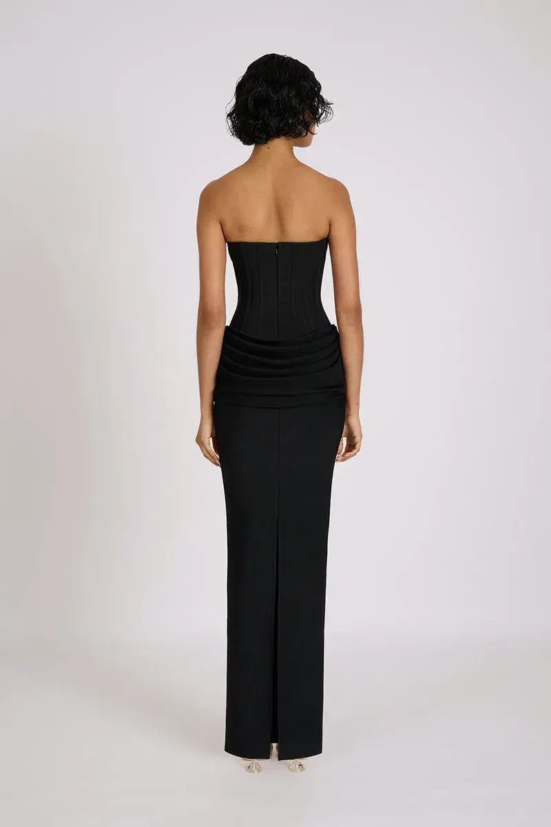 Eliya The Label Hilda Maxi Gown Black Size XS / AU 6 - Image 5