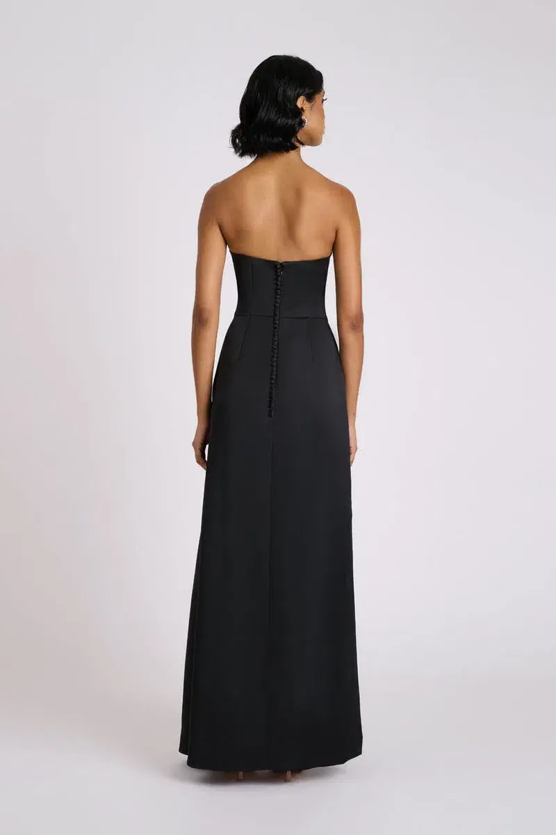 Eliya The Label Deanna Maxi Gown Black Size S / Au 8 for rent on The Volte - main image