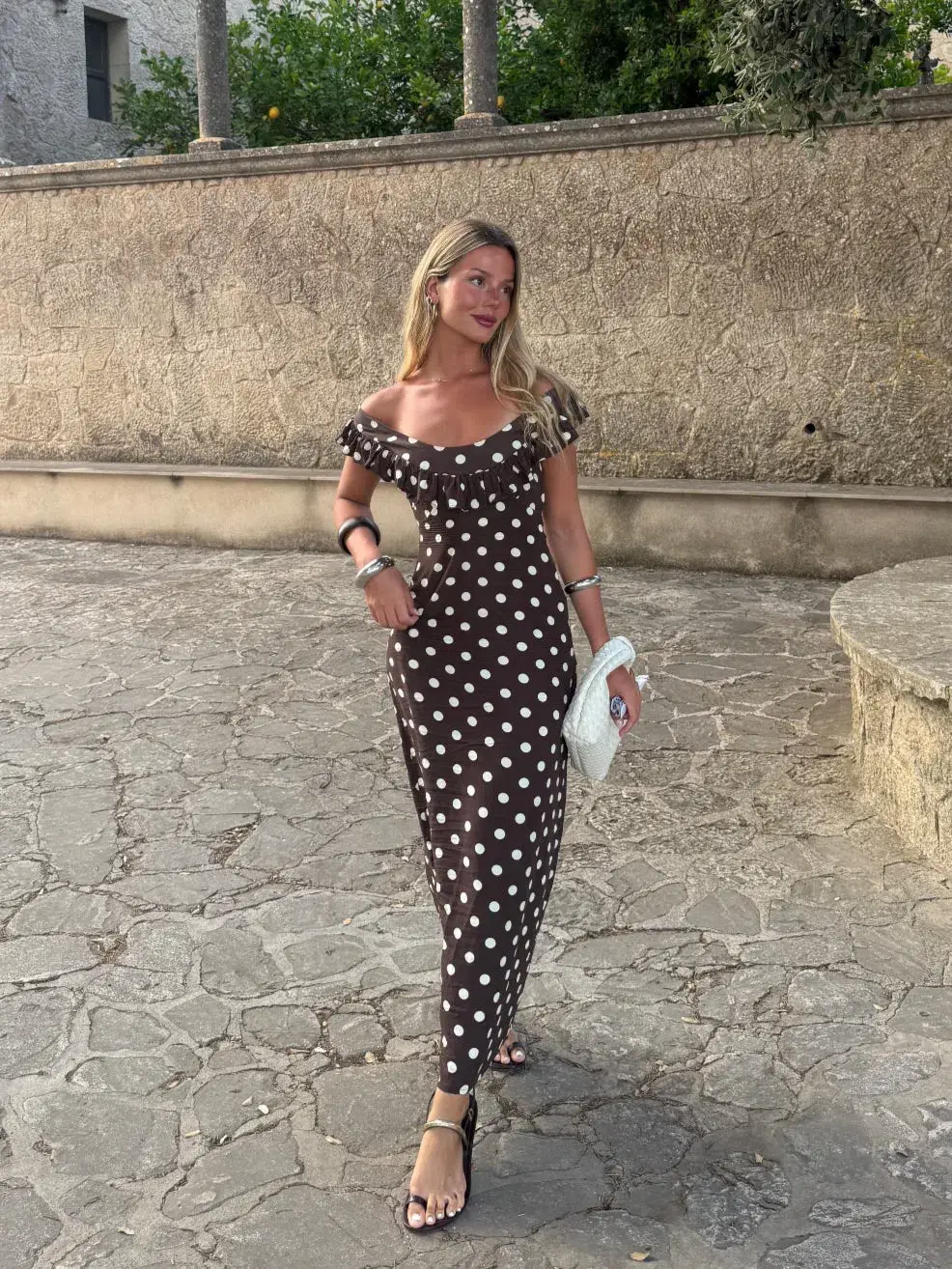 Design By Si Luna Dress Polka Dot size 8  - Image 1