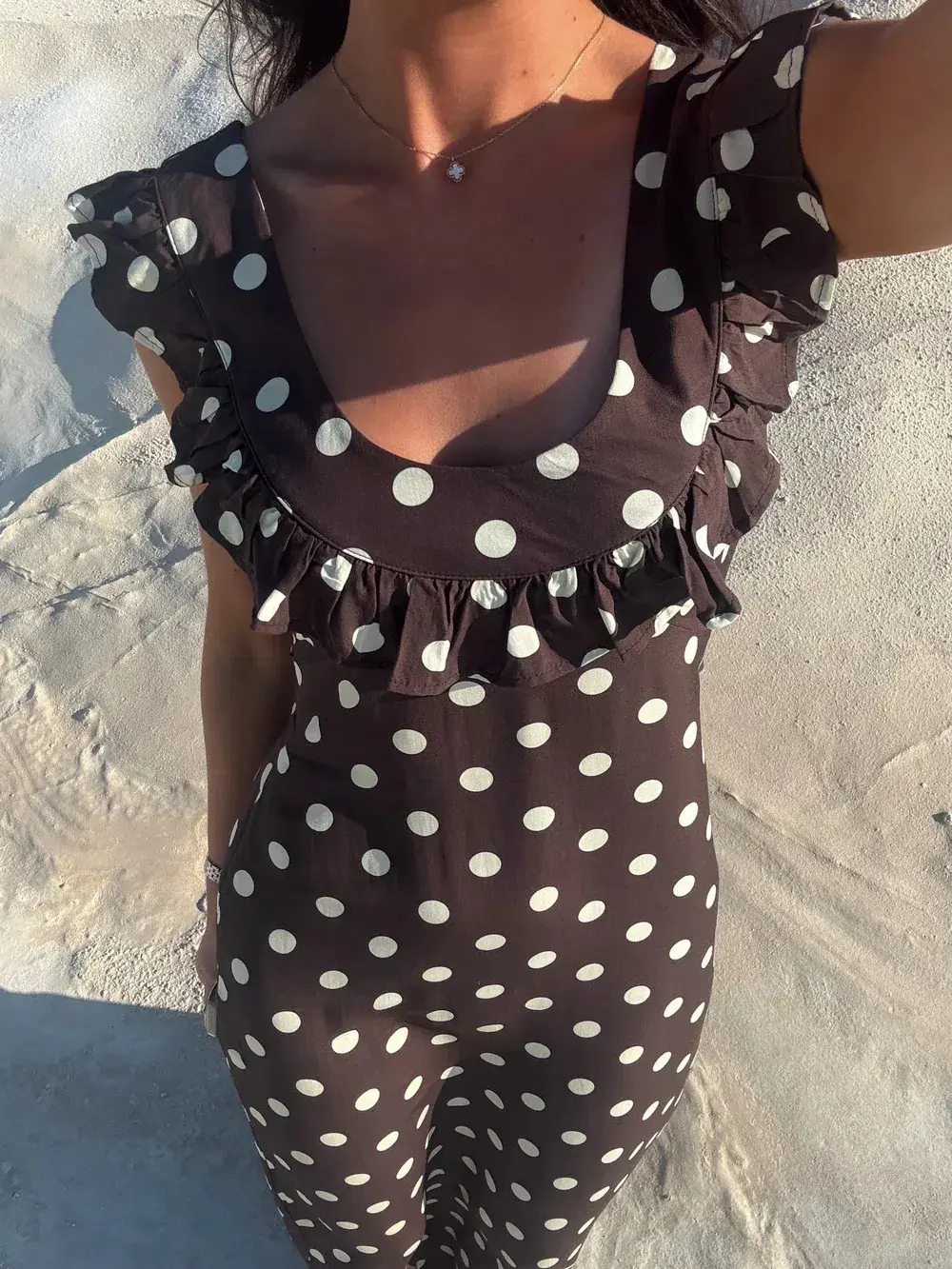 Design By Si Luna Dress Polka Dot size 10 - Image 4