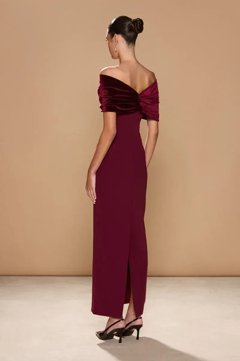 Sonya Moda BELLUNO DRESS Rosewood Size L - Image 2