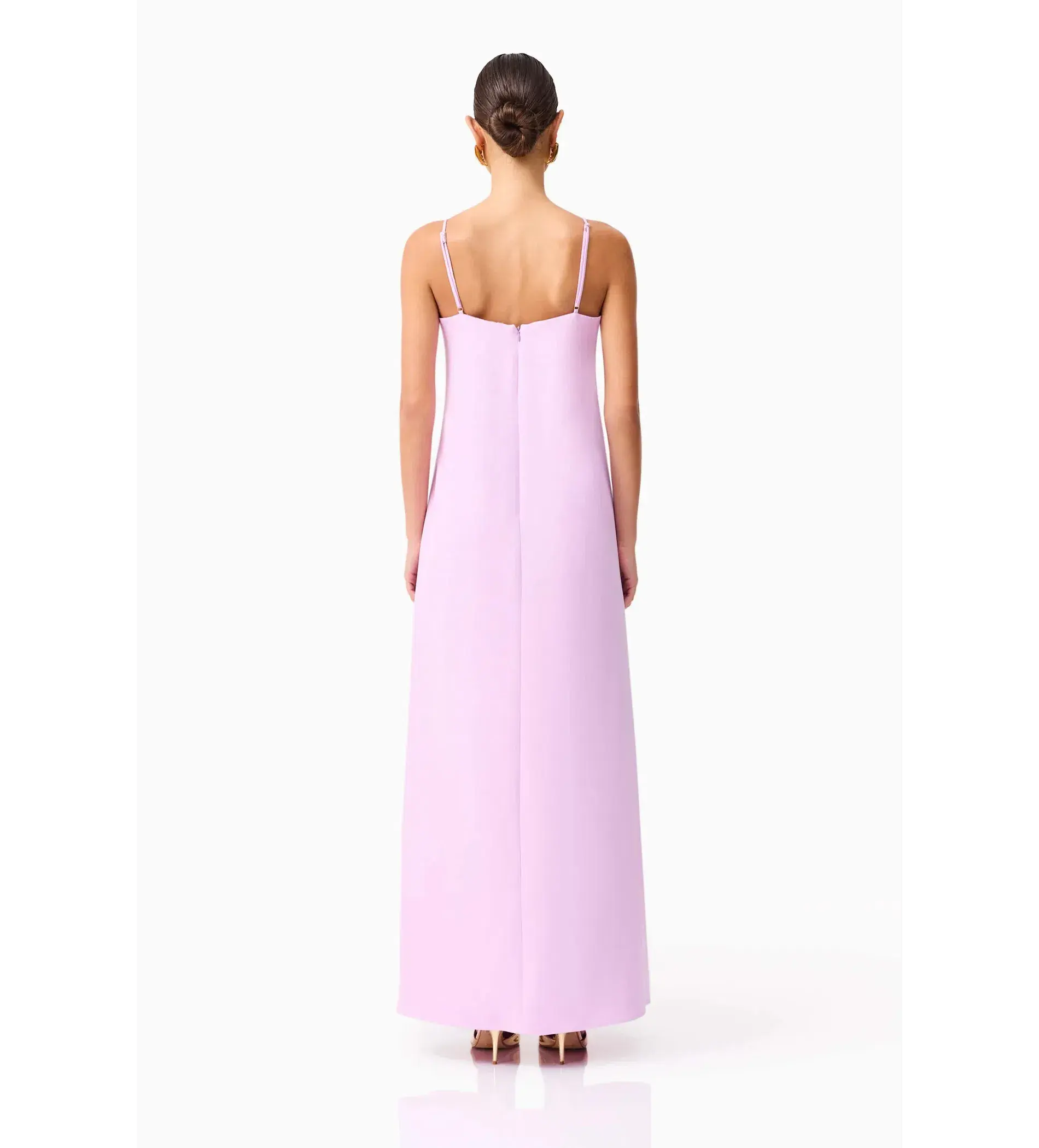 Elliatt Buttercup Embroidered Maxi Dress in Purple Size M/ AU 10 - Image 3