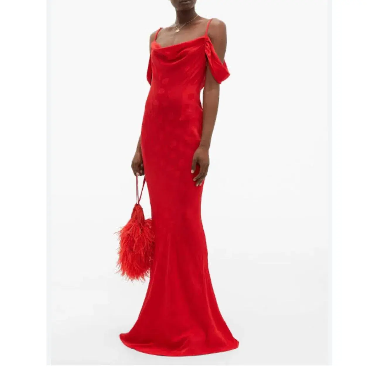 Rat & Boa Florentina Maxi Dress Red  Size M/Au 10  - Image 2