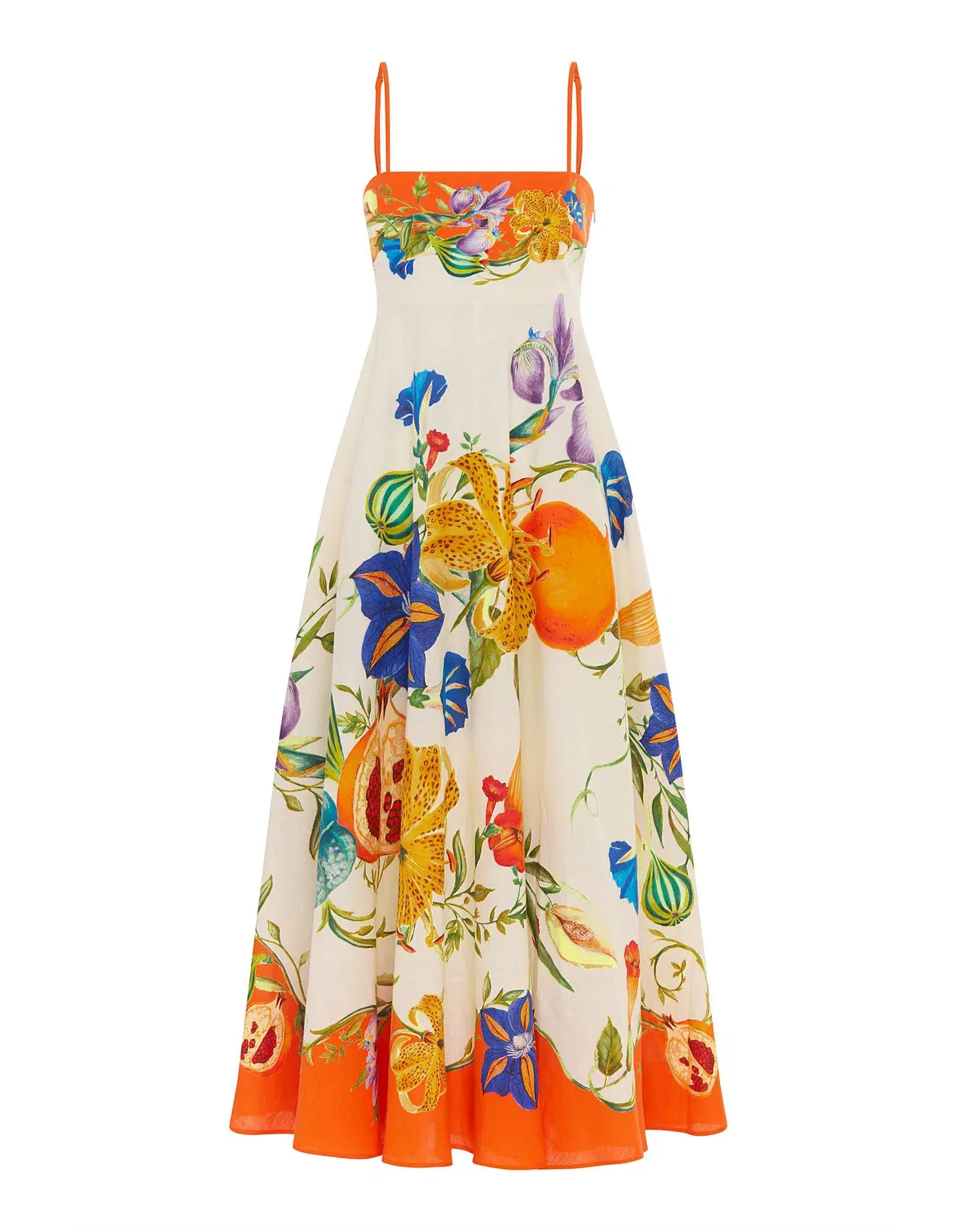 Alemais Flores Midi Sundress Multi Floral Size 10 - Image 5