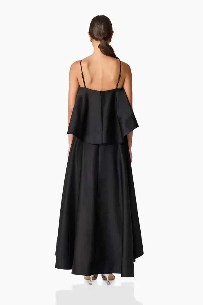 Elliat Reyna Tiered Maxi Dress in Black Size XS/AU 6 for rent on The Volte - main image