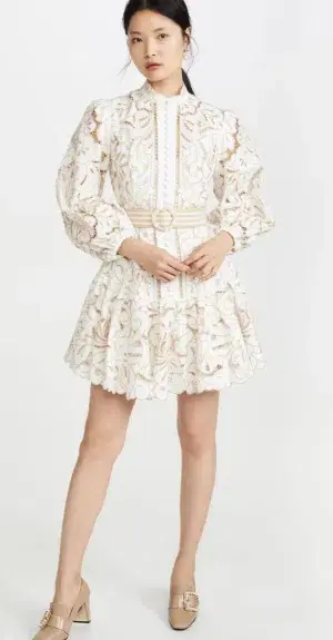 Zimmermann Edie Button Down Short Dress - Image 2