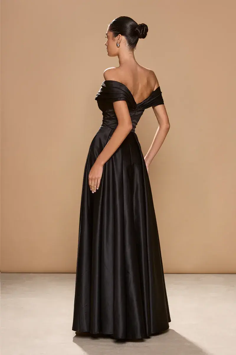 Sonya Moda Elara Gown Black Size S/AU 8 - Image 3
