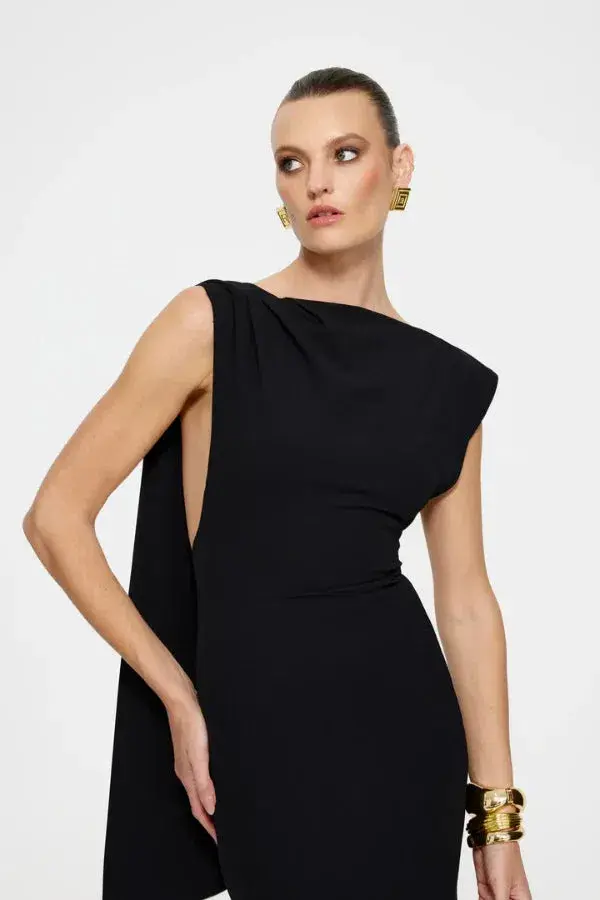 Effie Kats Audrey Gown in Black Size 10 - Image 4