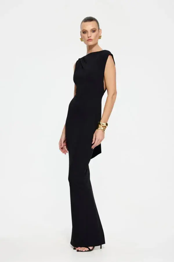 Effie Kats Audrey Gown in Black Size 10 - Image 2