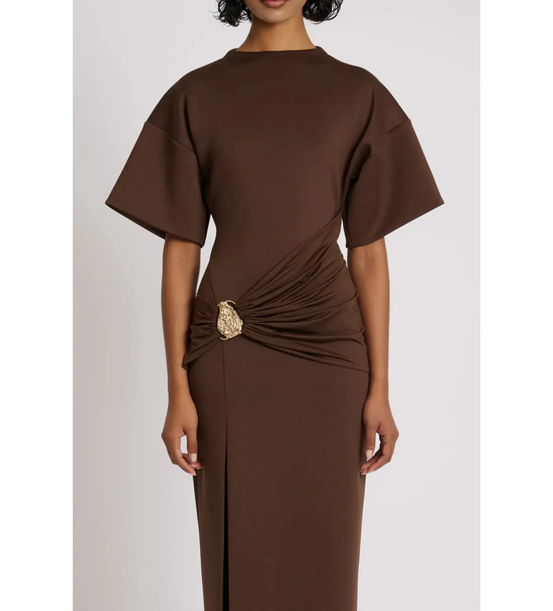 Eliya the Label Aldo Maxi Dress in Chocolate Size 14 - Image 2