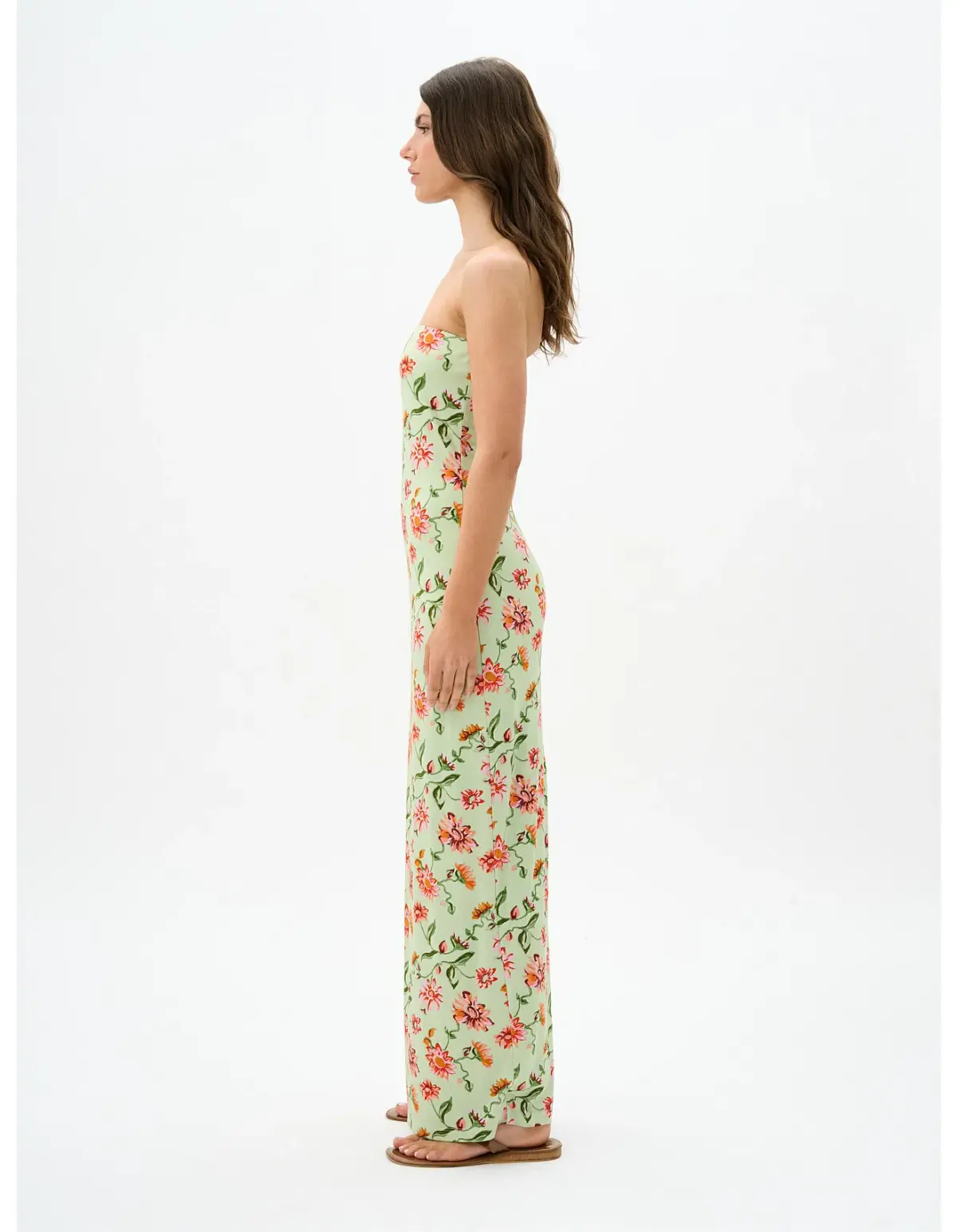 Roame Riva Maxi Dress in Pistachio Bloom Size 12 - Image 2