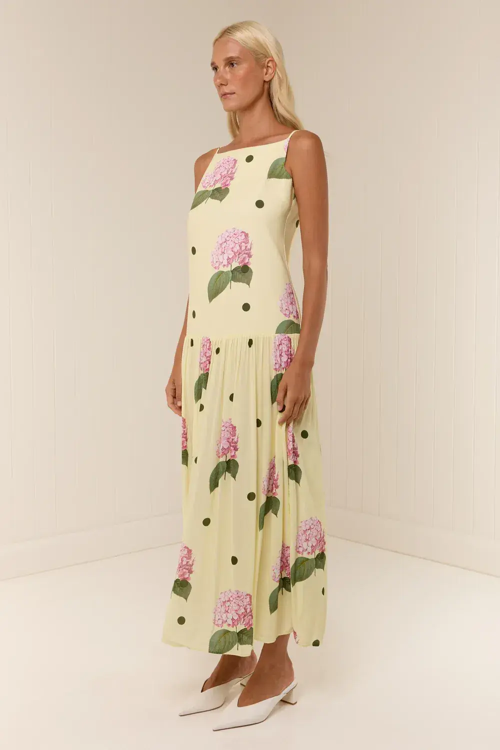 Palm Noosa Dropped Waist Bianca Dress Floral Size 8  - Image 4