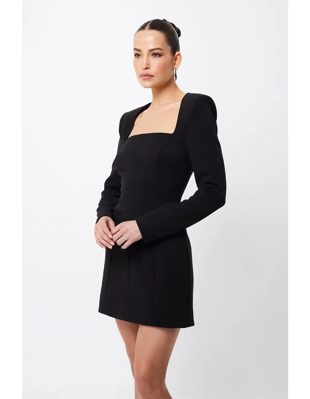 Mossman Origin Mini Dress Black Size 8 for rent on The Volte - main image