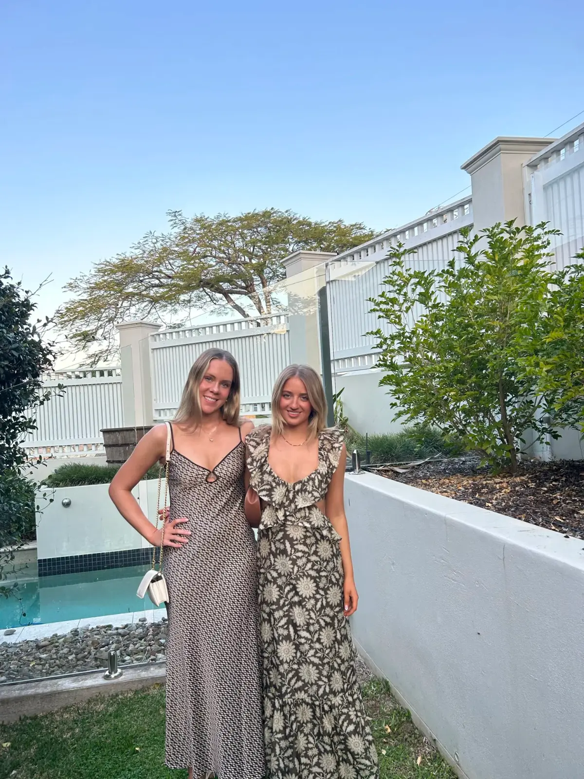 Bec & Bridge Aztec Design (brown/white) Maxi Dress Size AU8 - Image 1