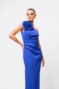 MOSSMAN DREAMSTATE MAXI DRESS / BLUE / SIZE 14 - Image 5