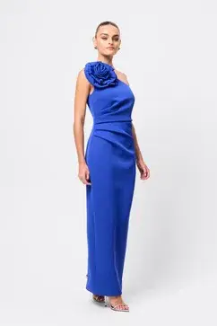 MOSSMAN DREAMSTATE MAXI DRESS / BLUE / SIZE 14 - Image 6
