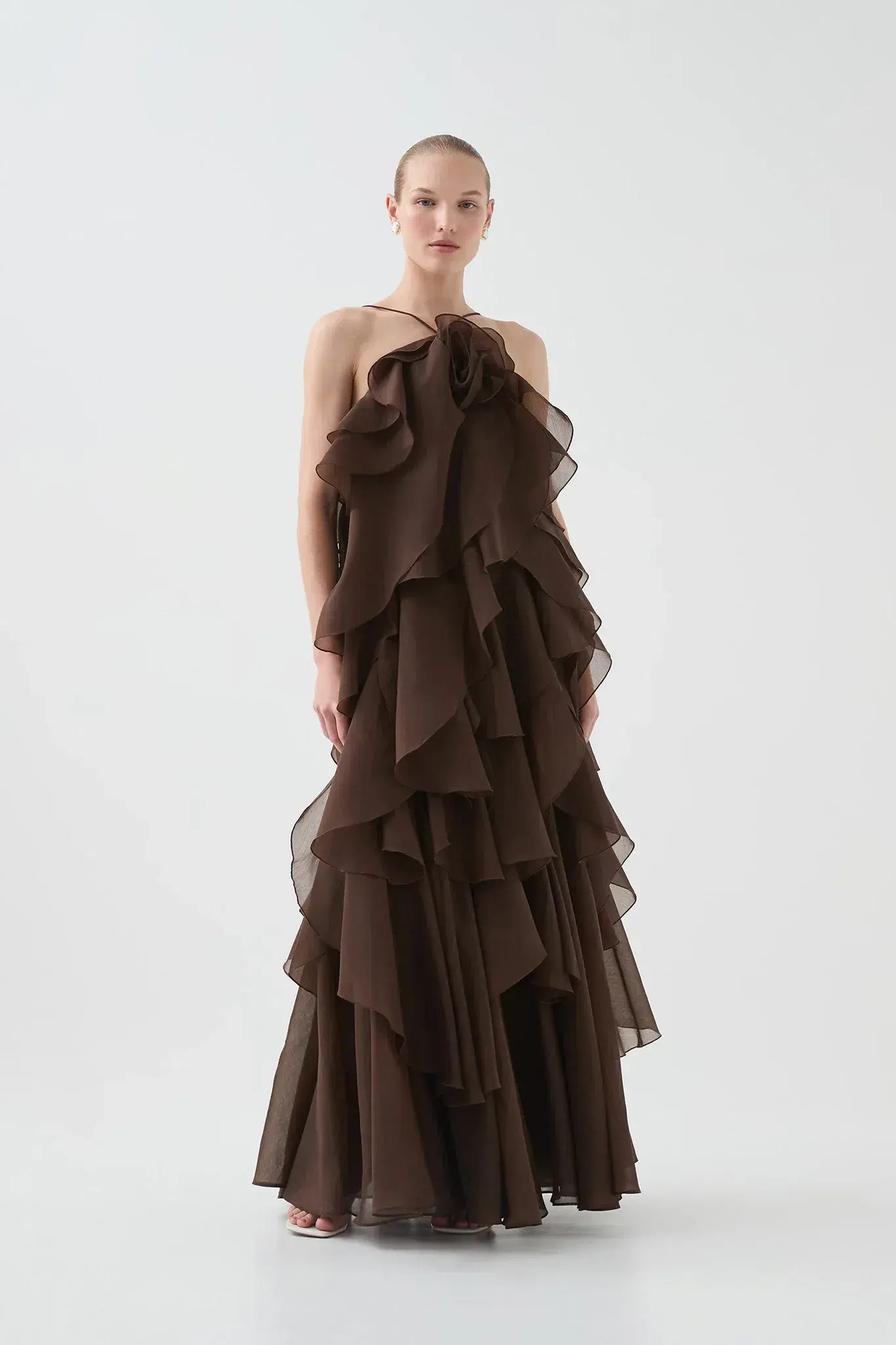 Aje Pandorea Layered Maxi Dress Size 8 - Image 1