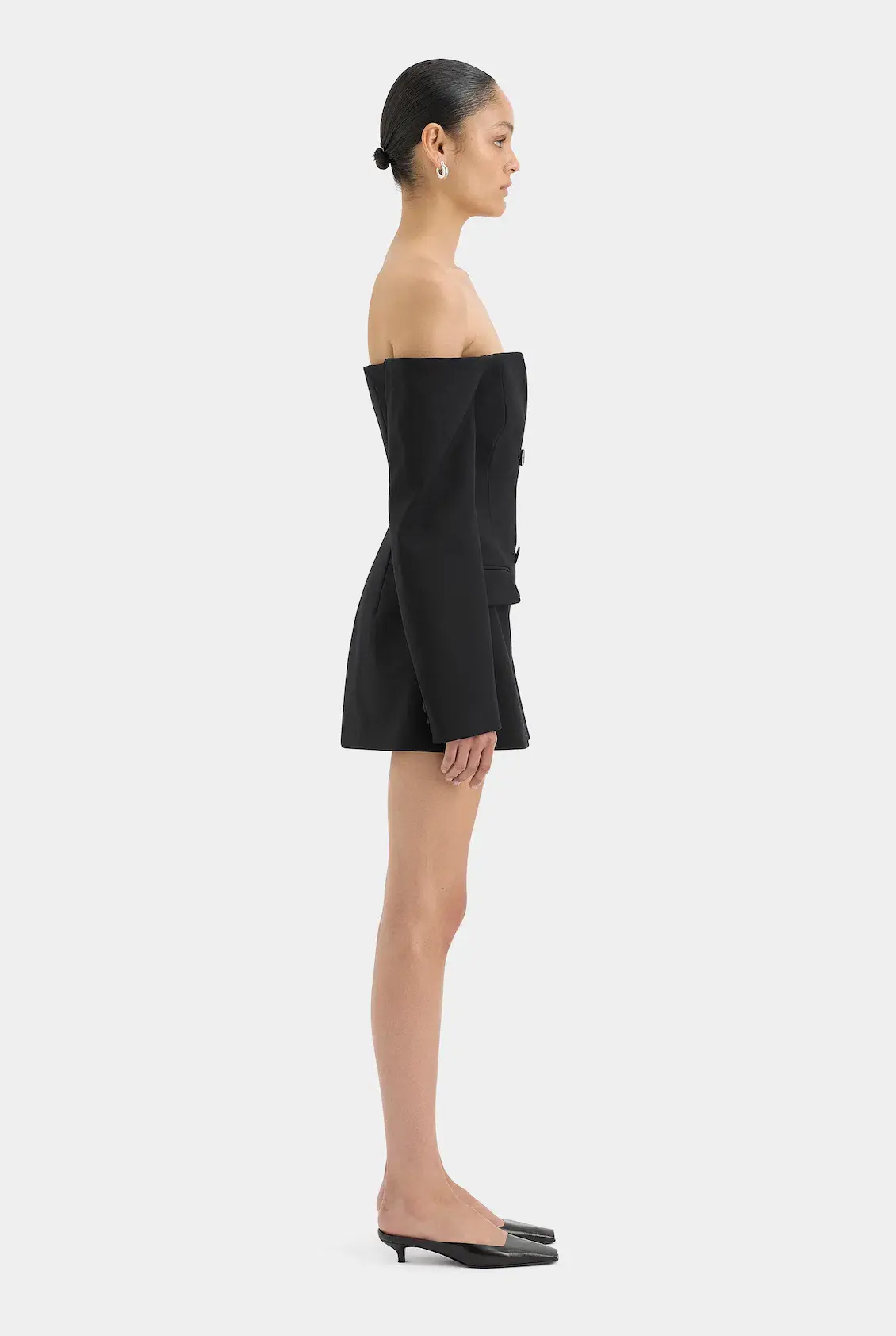 Sir the Label Sandrine Tailored Mini Black Size AU 6 - Image 3