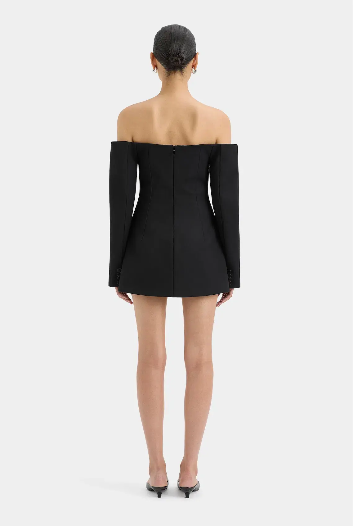 Sir the Label Sandrine Tailored Mini Black Size AU 6 - Image 4