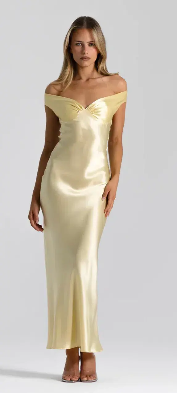 Natalie Rolt- Bridget Dress in Lemon - Image 1