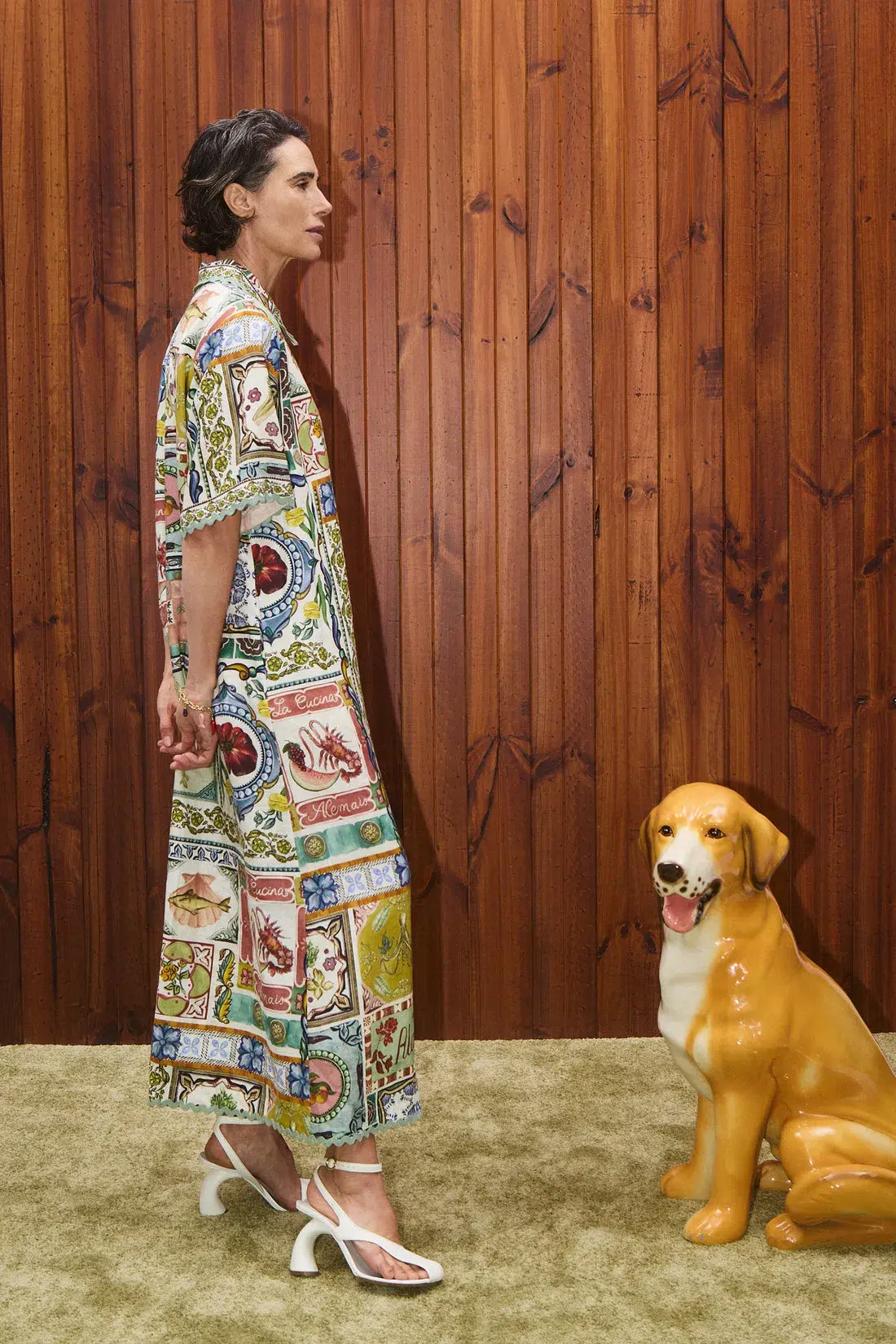 Alemais Tommasina Shirtdress Multi Size 14 - Image 2