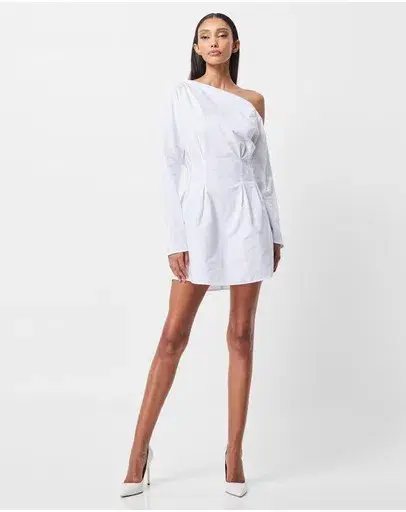 Mossman Homage Mini Dress White Size 12  - Image 1