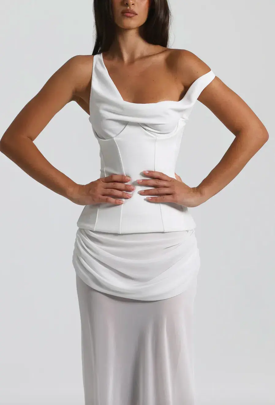 Natalie rolt, Cadence Gown, White, size 10 - Image 2
