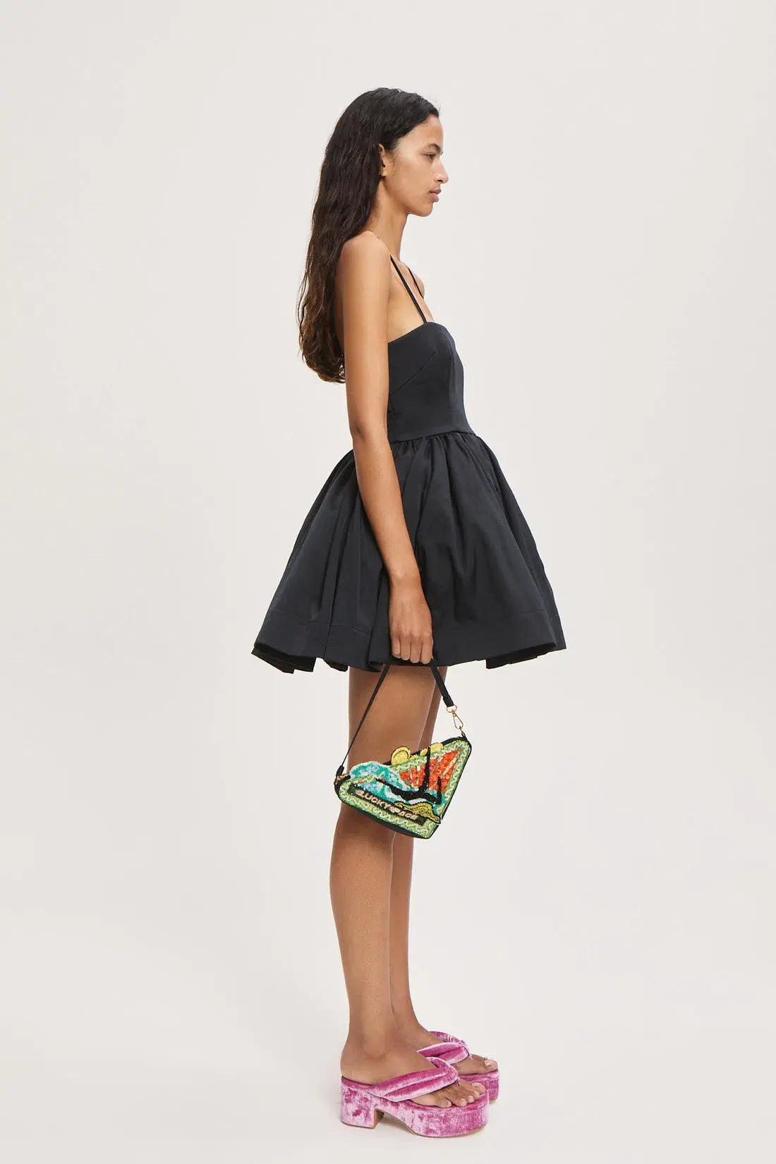 Alemais Ember Mini Dress Black Size 6 - Image 2