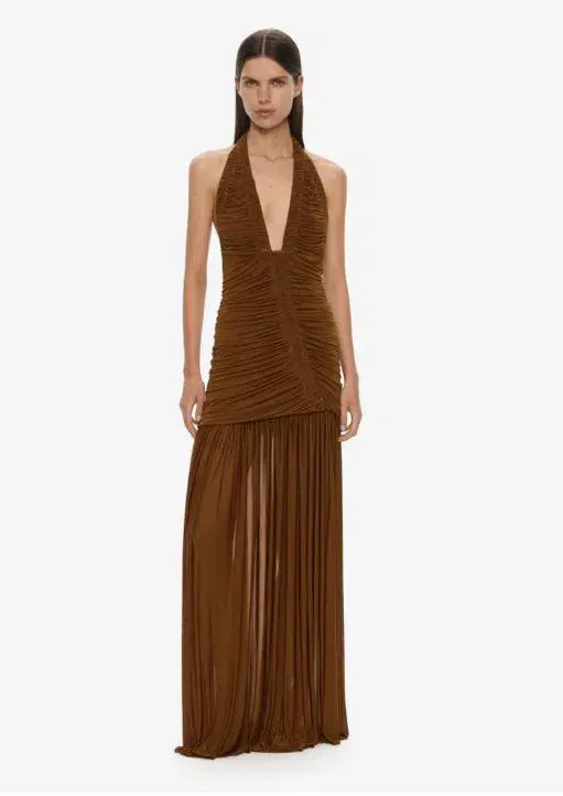 Christopher Esber Orion Gown in Russet Size 8 - Image 1