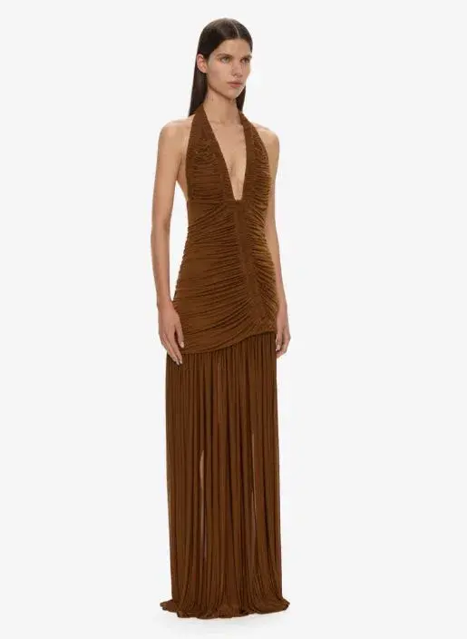 Christopher Esber Orion Gown in Russet Size 8 - Image 3