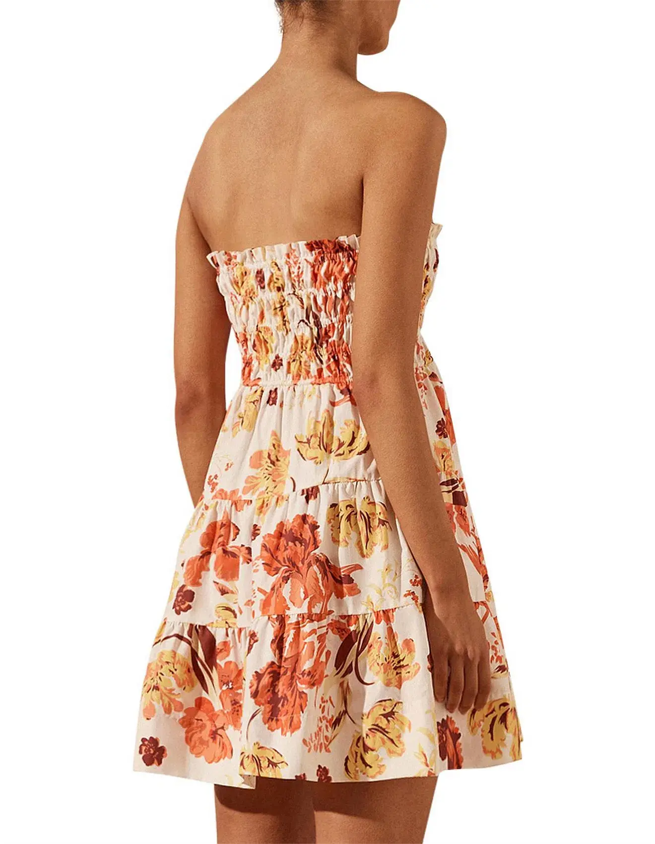 SHONA JOY KALANI SHIRRED MINI STRAPLESS SIZE AU10 - Image 2