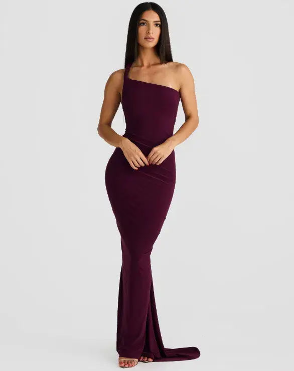 Melani the Label Maia Dress Mulberry Size S/AU 6 - Image 2