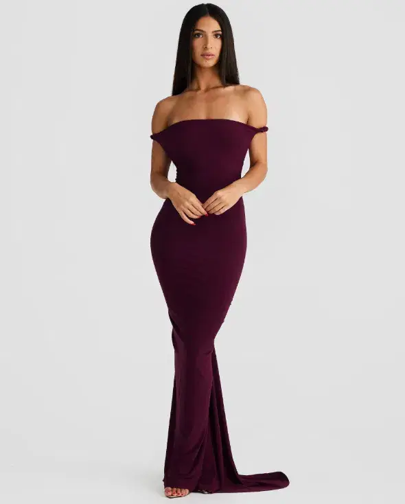 Melani the Label Maia Dress Mulberry Size S/AU 6 - Image 1
