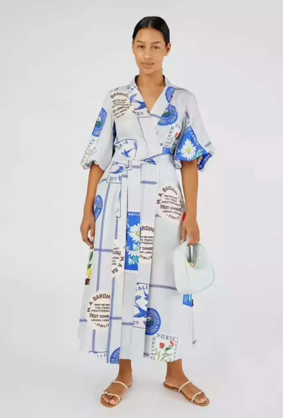 Oroton Picnic Print Dress Size 10  - Image 2