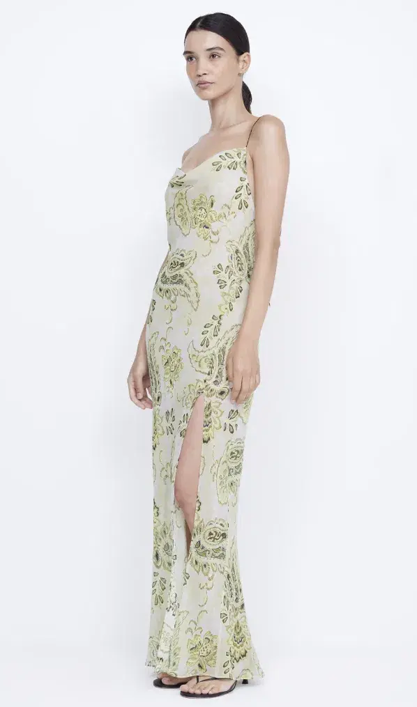 Bec & Bridge Lylou Maxi Dress in Lemon Paisley Size 8 - Image 2