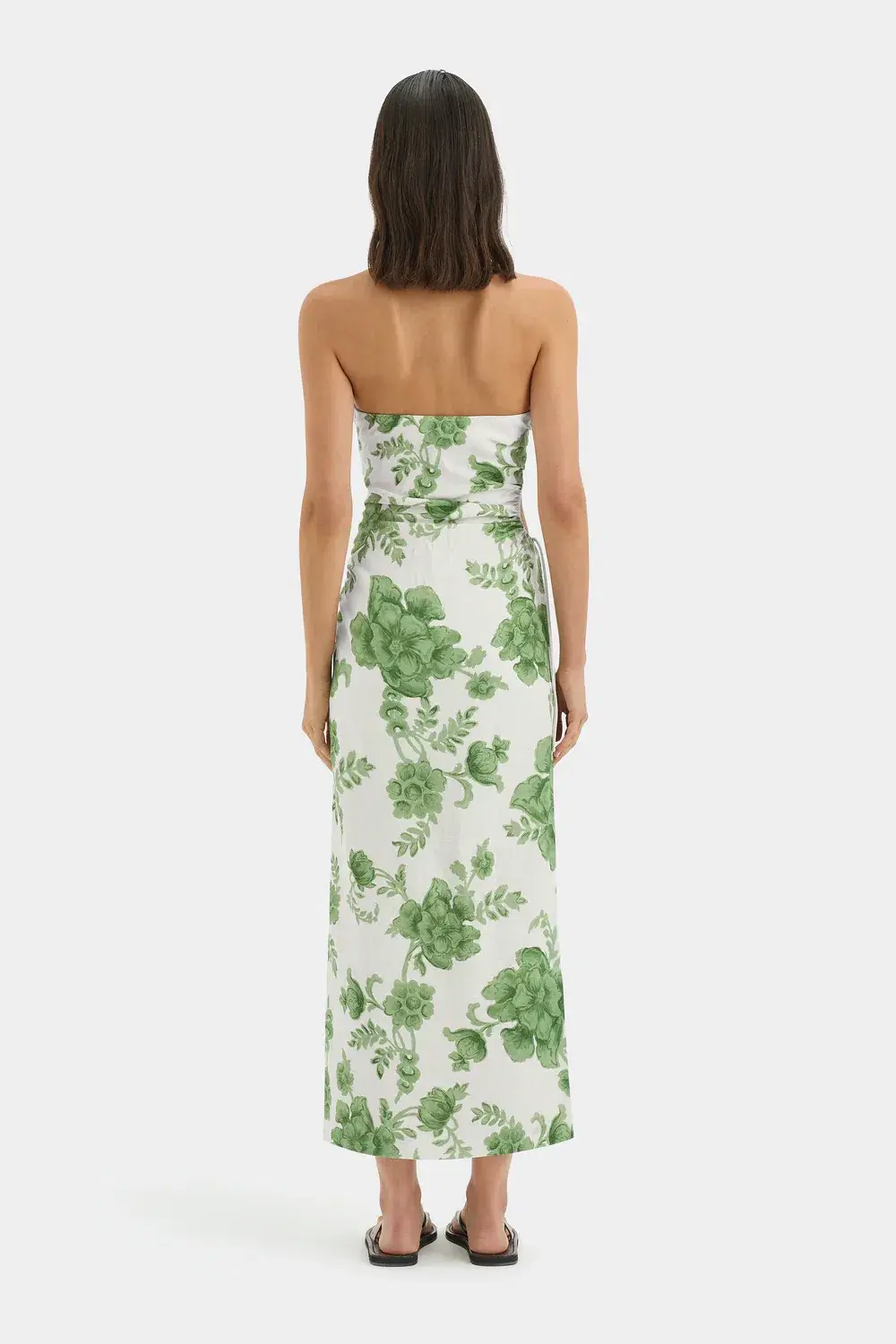 Sir Gardella Strapless Midi Dress for rent on The Volte - main image