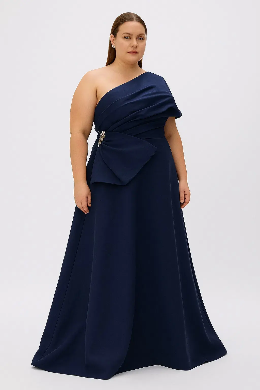 Rachel Gilbert Archer Gown Navy 6/AU18 for rent on The Volte - main image
