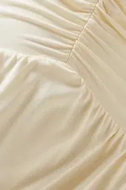 ANNA QUAN Fleur Maxi Dress Vanilla Cream 8  for rent on The Volte - main image