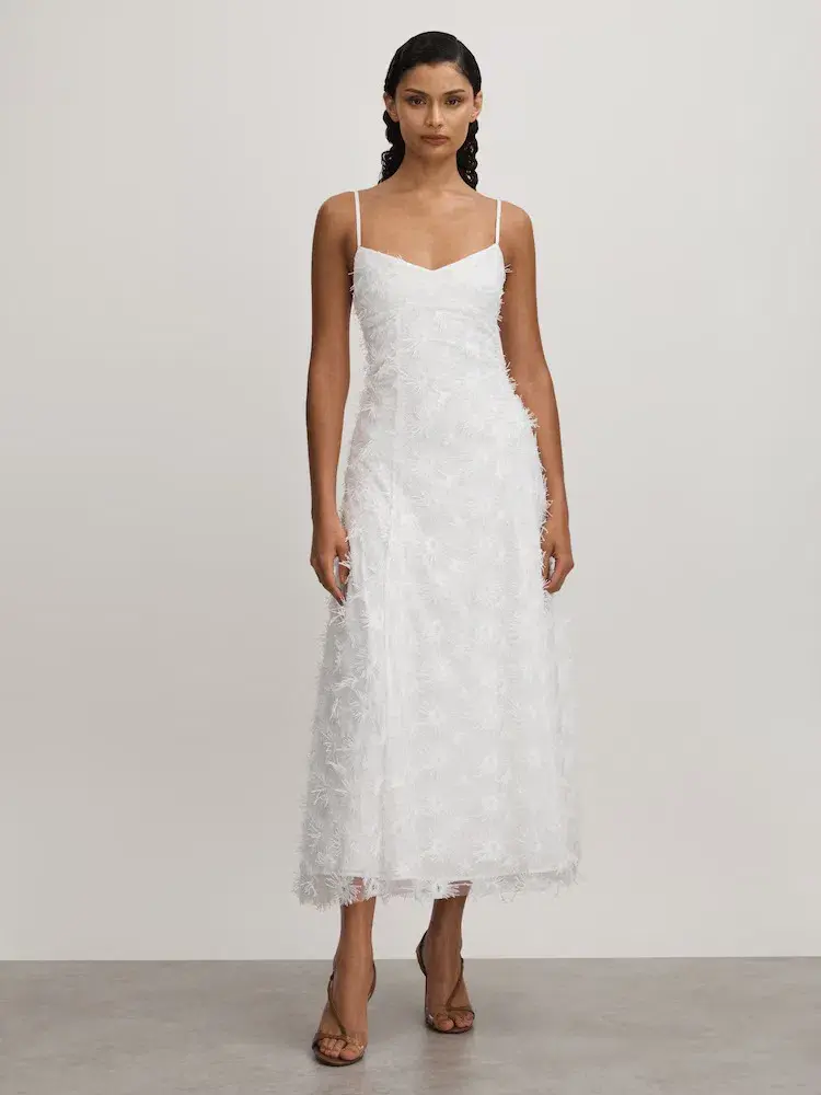 ANNA QUAN Stella Dress in Dandelion White 8  - Image 1