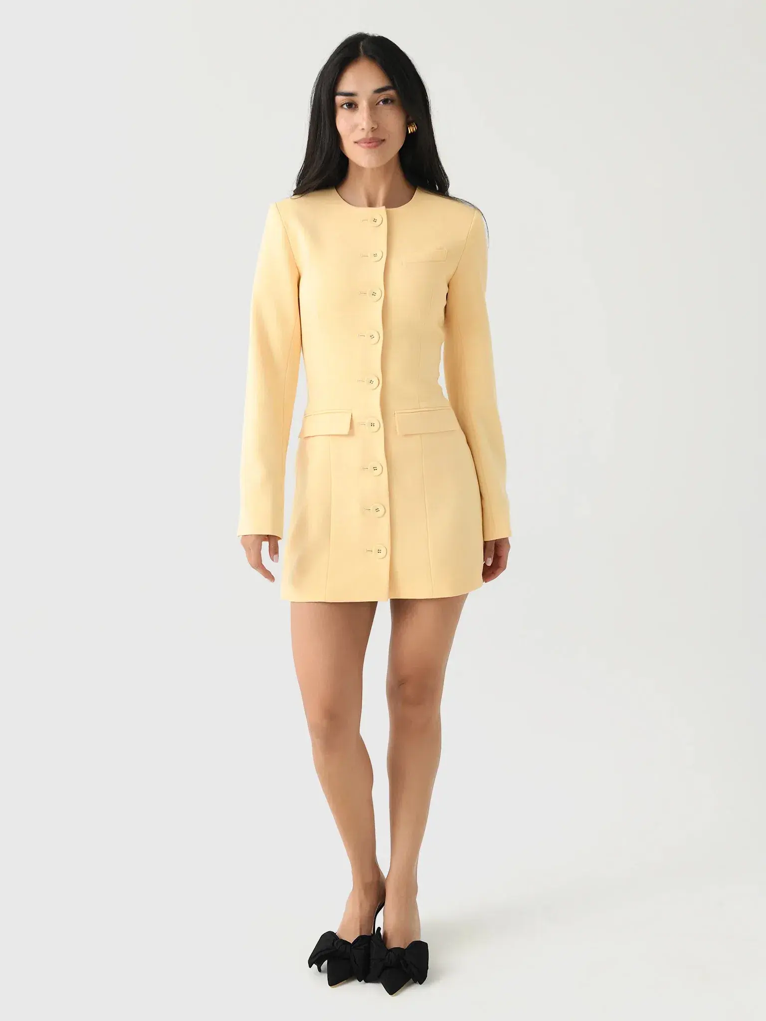 ANNA QUAN Eva Dress Butter Yellow 8 - Image 4