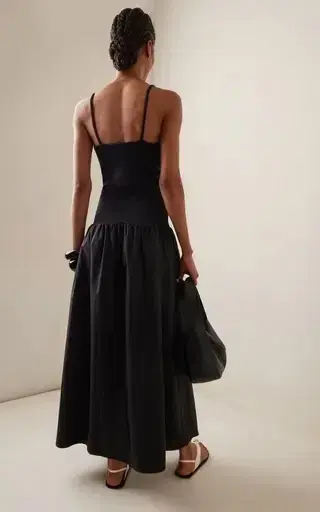 Anna Quan Mira Maxi Dress Noir Black Size AU  8  for rent on The Volte - main image