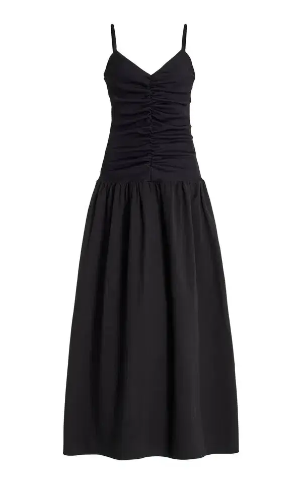 Anna Quan Mira Maxi Dress Noir Black Size AU  8  for rent on The Volte - main image