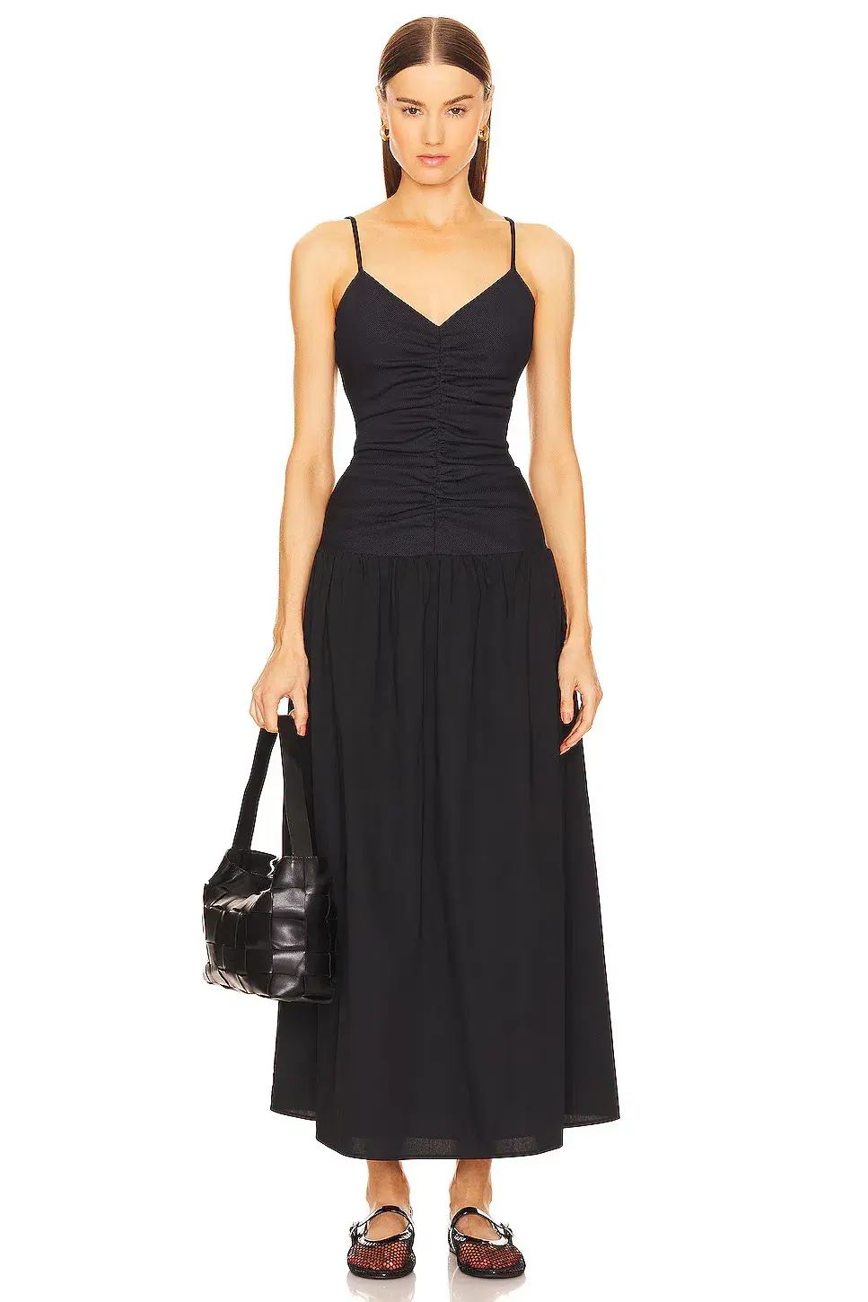 Anna Quan Mira Maxi Dress Noir Black Size AU  8  for rent on The Volte - main image
