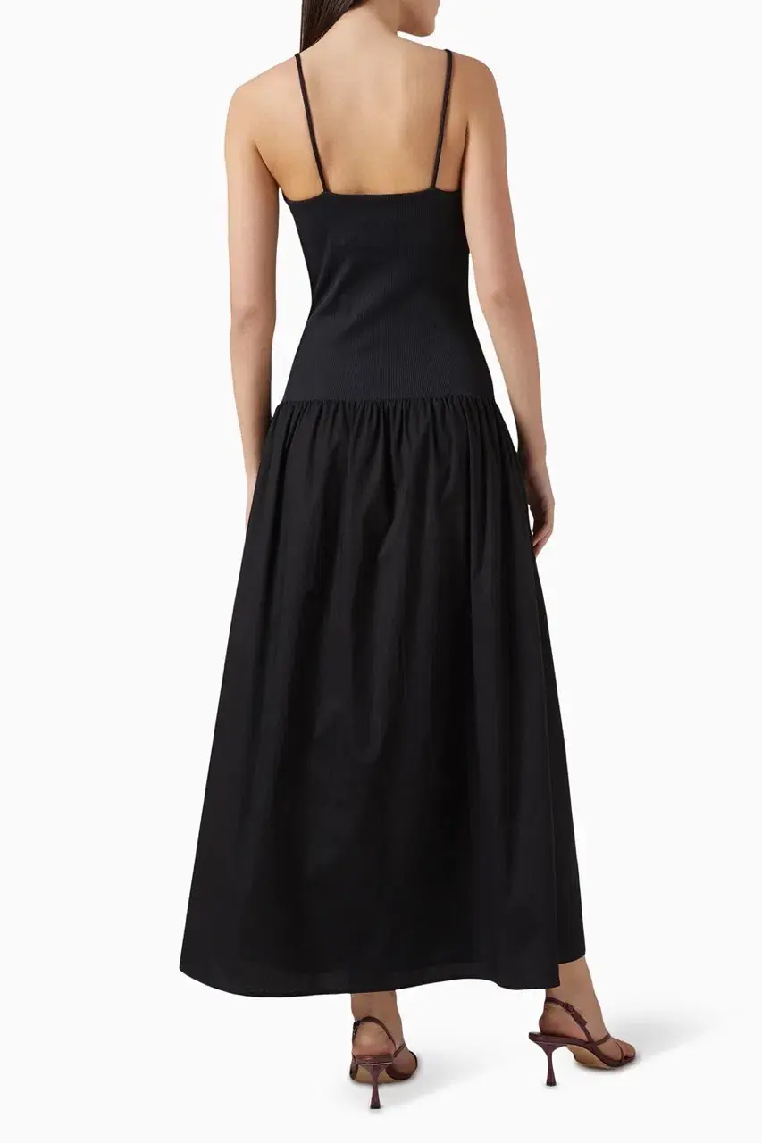 Anna Quan Mira Maxi Dress Noir Black Size AU  8  for rent on The Volte - main image