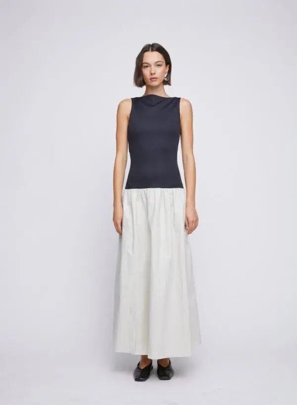 Anna Quan Juliana Maxi Dress  Dove Size AU 6 for rent on The Volte - main image