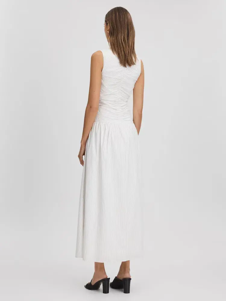 ANNA QUAN Arabella Maxi Dress Taupe Stripe 8 - Image 12