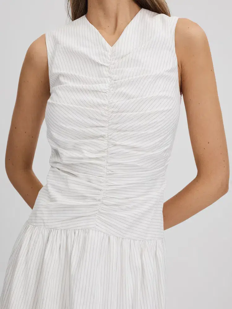 ANNA QUAN Arabella Maxi Dress Taupe Stripe 8 - Image 2