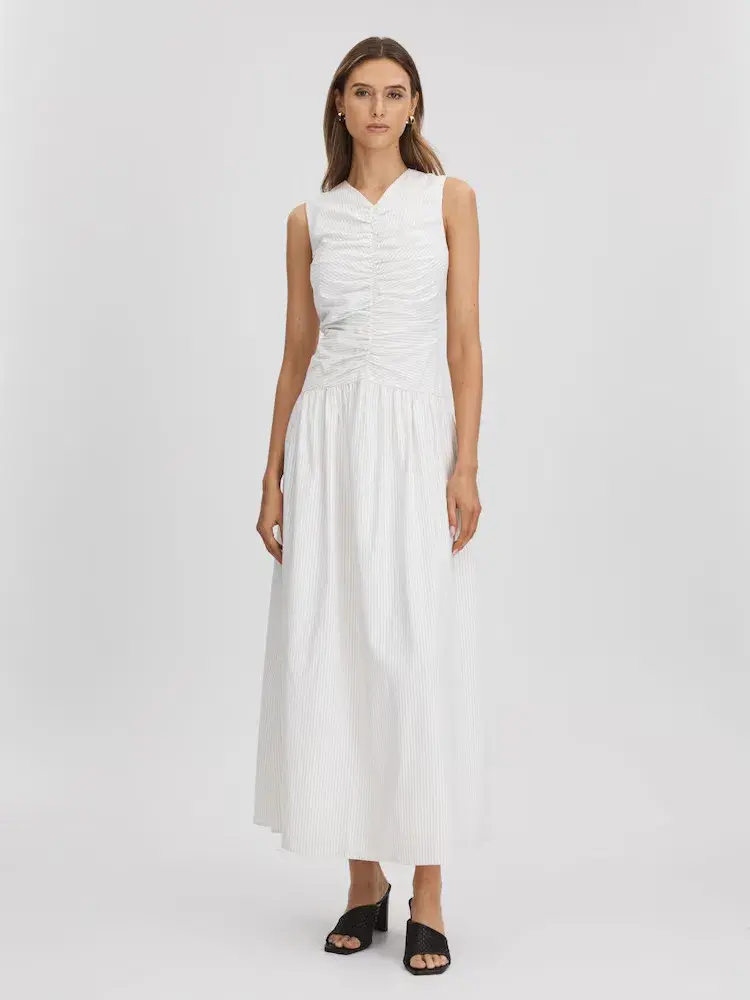 ANNA QUAN Arabella Maxi Dress Taupe Stripe 8 - Image 10